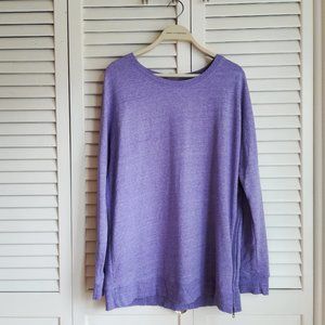 CALIA by CU Effortless Side Zip Detail Sweatshirt